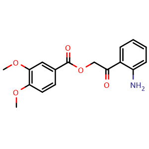 Chemical structure of 2-Aminobenzoic 3,4-dimethoxybenzoic anhydride , CAS 24824-54-2, AChemBlock M23601