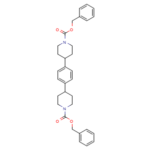 Dibenzyl 4,4'-(1,4-phenylene)dipiperidine-1-carboxylate