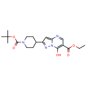 Ethyl 2-(1-(tert-butoxycarbonyl)piperidin-4-yl)-7-hydroxypyrazolo[1,5-a]pyrimidine-6-carboxylate