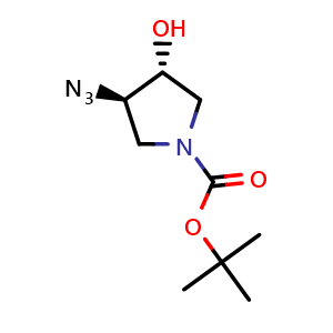 tert-Butyl trans-3-azido-4-hydroxypyrrolidine-1-carboxylate racemate