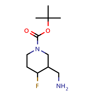tert-Butyl 3-(aminomethyl)-4-fluoropiperidine-1-carboxylate