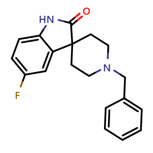 1'-Benzyl-1,2-dihydro-5-fluoro-2-oxo-spiro[3h-indole-3,4'-piperidine]