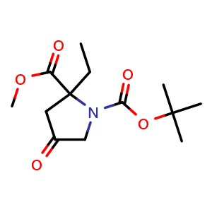 1-tert-Butyl 2-Methyl 2-ethyl-4-oxopyrrolidine-1,2-dicarboxylate