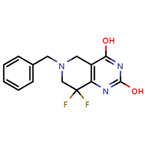 6-Benzyl-8,8-difluoro-5,6,7,8-tetrahydropyrido[4,3-d]pyrimidine-2,4-diol