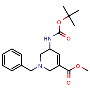 Methyl 1-Benzyl-5-(tert-butoxycarbonylamino)-1,2,5,6-tetrahydropyridine-3-carboxylate