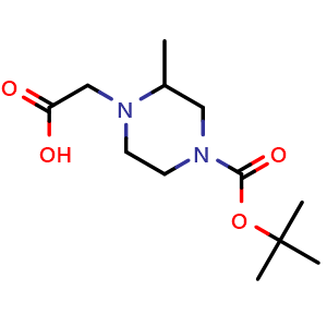 2-(4-(tert-Butoxycarbonyl)-2-methylpiperazin-1-yl)acetic acid