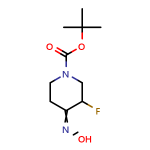 tert-Butyl 3-fluoro-4-(hydroxyimino)piperidine-1-carboxylate