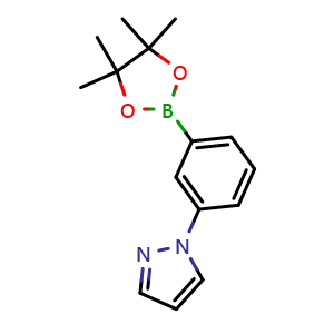 1-(3-(4,4,5,5-tetramethyl-1,3,2-dioxaborolan-2-yl)phenyl)-1H-pyrazole