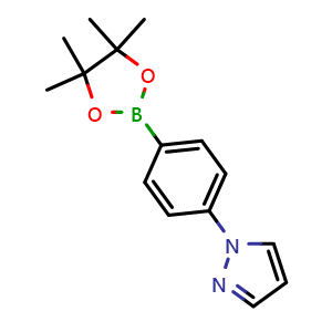 1-(4-(4,4,5,5-tetramethyl-1,3,2-dioxaborolan-2-yl)phenyl)-1H-pyrazole