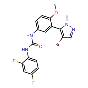 Chemical structure of Nelotanserin , CAS 839713-36-9, AChemBlock M24070