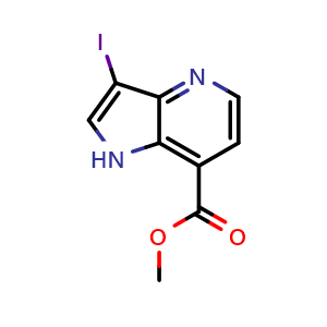 3-Iodo-1H-pyrrolo[3,2-b]pyridine-7-carboxylic acid methyl ester
