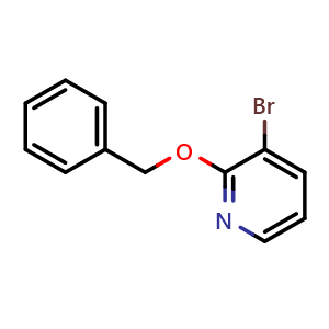 Chemical structure of 2-Benzyloxy-3-bromopyridine , CAS 52200-49-4, AChemBlock N24138