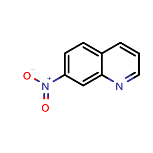 Chemical structure of 7-Nitroquinoline , CAS 613-51-4, AChemBlock N24248