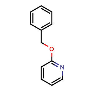 Chemical structure of 2-(Benzyloxy)pyridine , CAS 40864-08-2, AChemBlock N24293