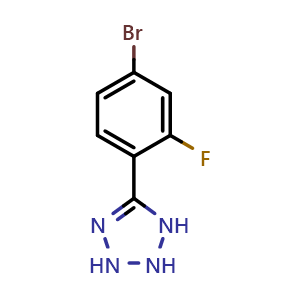 5-(4-Bromo-2-fluorophenyl)-2H-tetrazole