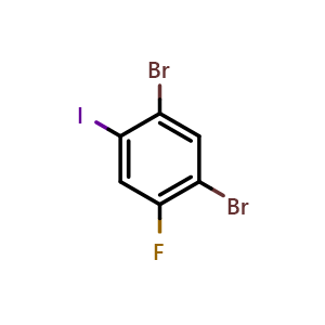 2,4-Dibromo-5-fluoroiodobenzene