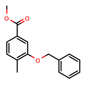4-Methyl-3-benzyloxybenzoic acid methyl ester