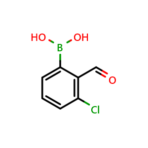 3-Chloro-2-formylphenylboronic acid
