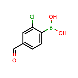 2-Chloro-4-formylphenylboronic acid