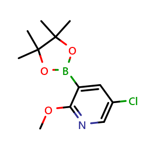 5-chloro-2-methoxy-3-(4,4,5,5-tetramethyl-1,3,2-dioxaborolan-2-yl)pyridine