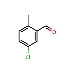 Chemical structure of 5-Chloro-2-methylbenzaldehyde , CAS 58966-34-0, AChemBlock N24758