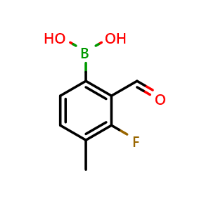3-Fluoro-2-formyl-4-methylphenylboronic acid