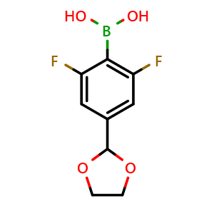 4-(1,3-Dioxolan-2-yl)-2,6-difluorophenylboronic acid
