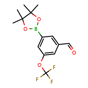 3-(4,4,5,5-tetramethyl-1,3,2-dioxaborolan-2-yl)-5-(trifluoromethoxy)benzaldehyde