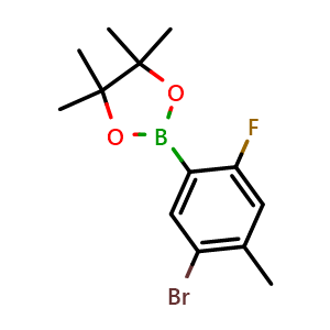 2-(5-Bromo-2-fluoro-4-methylphenyl)-4,4,5,5-tetramethyl-1,3,2-dioxaborolane