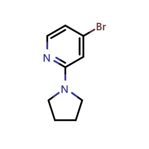 4-Bromo-2-pyrrolidin-1-ylpyridine