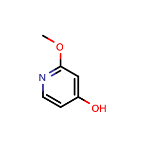 Chemical structure of 2-Methoxy-4-pyridinol , CAS 66080-45-3, AChemBlock N25339