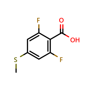 2,6-Difluoro-4-(methylthio)benzoic acid