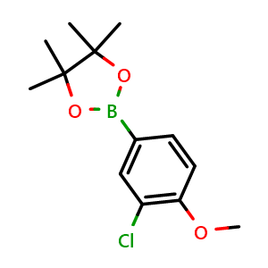 2-(3-chloro-4-methoxyphenyl)-4,4,5,5-tetramethyl-1,3,2-dioxaborolane