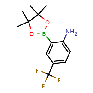 2-(4,4,5,5-tetramethyl-1,3,2-dioxaborolan-2-yl)-4-(trifluoromethyl)aniline