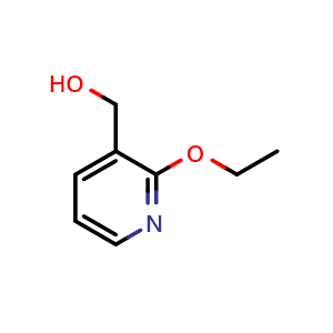 Chemical structure of 2-Ethoxy-3-pyridinemethanol , CAS 149489-08-7, AChemBlock N25515