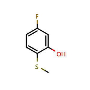 5-Fluoro-2-(methylthio)phenol