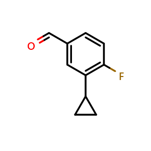3-Cyclopropyl-4-fluorobenzaldehyde