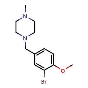 1-[(3-Bromo-4-methoxyphenyl)methyl]-4-methylpiperazine
