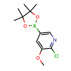 2-chloro-3-methoxy-5-(4,4,5,5-tetramethyl-1,3,2-dioxaborolan-2-yl)pyridine