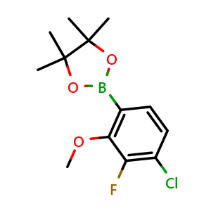 2-(4-chloro-3-fluoro-2-methoxyphenyl)-4,4,5,5-tetramethyl-1,3,2-dioxaborolane