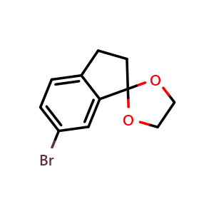 6-Bromo-indan-1-one 1,2-ethanediolKetal