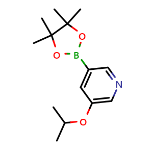 3-isopropoxy-5-(4,4,5,5-tetramethyl-1,3,2-dioxaborolan-2-yl)pyridine