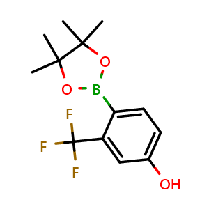 4-(4,4,5,5-tetramethyl-1,3,2-dioxaborolan-2-yl)-3-(trifluoromethyl)phenol