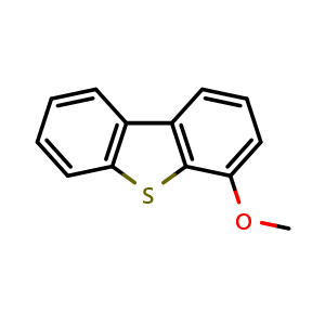 Chemical structure of 4-Methoxydibenzothiophene , CAS 24444-74-4, AChemBlock N26434