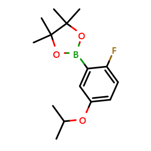 2-(2-fluoro-5-isopropoxyphenyl)-4,4,5,5-tetramethyl-1,3,2-dioxaborolane