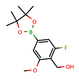 [2-Fluoro-6-methoxy-4-(4,4,5,5-tetramethyl-1,3,2-dioxaborolan-2-yl)phenyl]methanol