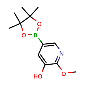 2-methoxy-5-(4,4,5,5-tetramethyl-1,3,2-dioxaborolan-2-yl)pyridin-3-ol