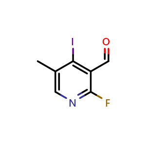 2-Fluoro-4-iodo-5-methyl-3-pyridinecarboxaldehyde