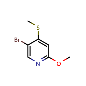 5-Bromo-2-methoxy-4-(methylthio)pyridine