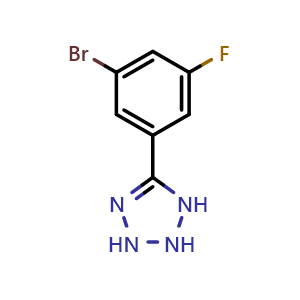 5-(3-Bromo-5-fluorophenyl)-2H-tetrazole